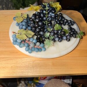 Decorative Faux Grapes in purple and blue
